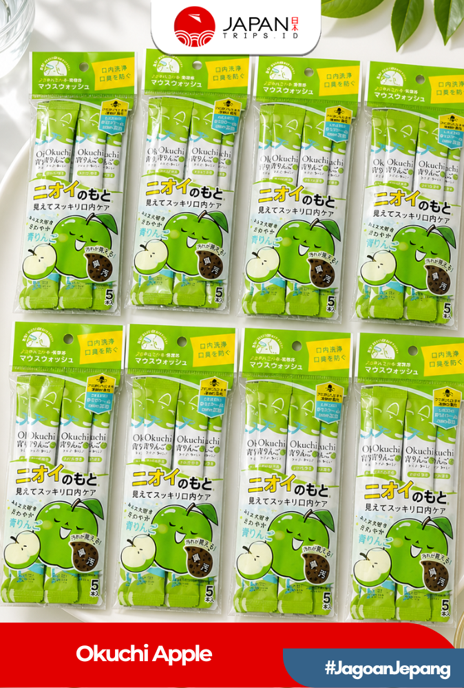 Okuchi Mouthwash Jepang 5 Sachet - Pembersih Mulut Portable Anti Bau Mulut