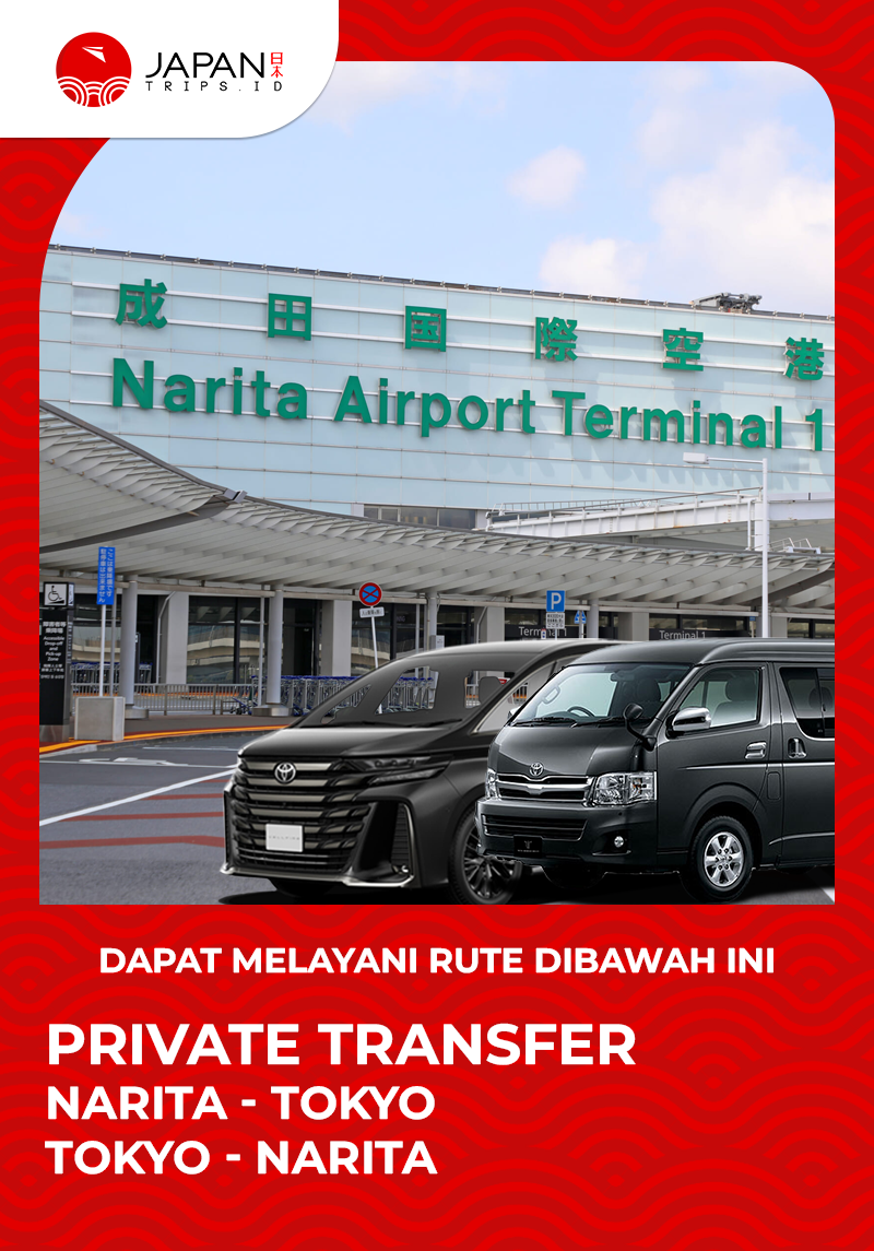 Private Narita Airport (NRT) Transfer ke Tokyo One Way
