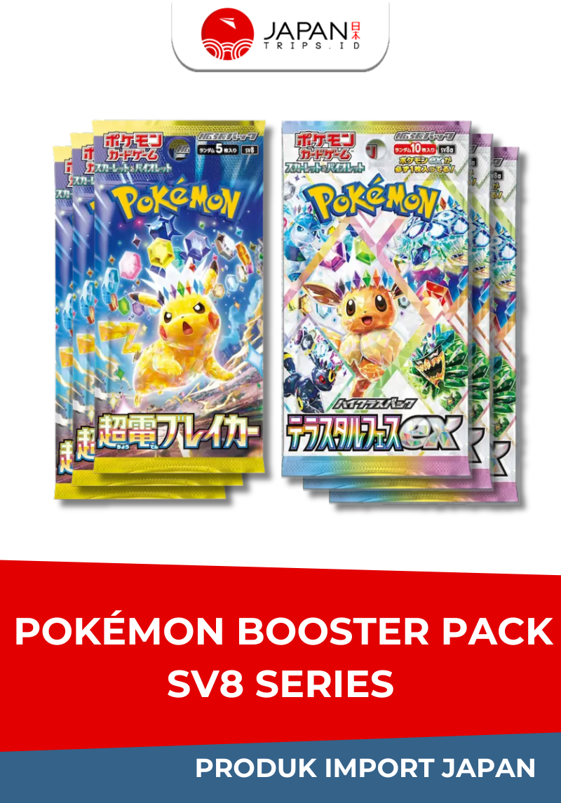 Pokémon Booster Pack Jepang SV8 Series - Super Electric Breaker | Terastal Festival ex