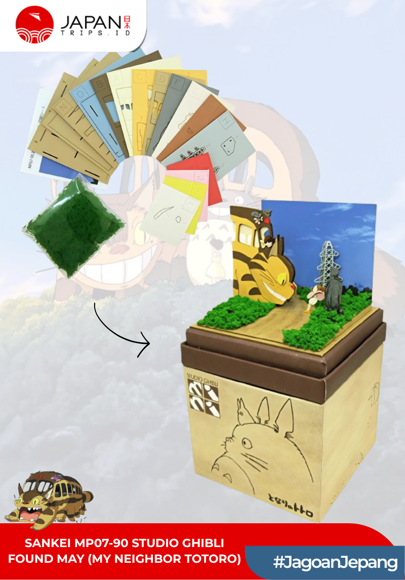Miniatuart Paper Kit Sankei | Studio Ghibli
