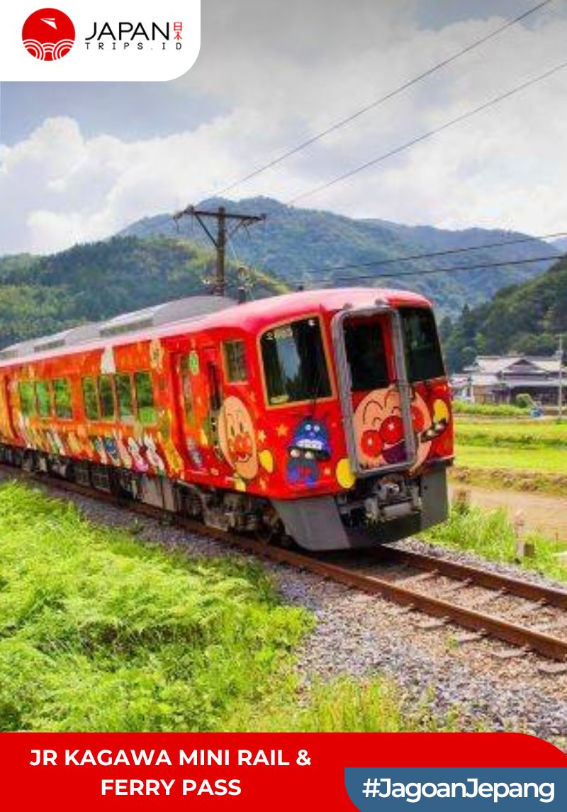 JR Kagawa Mini Rail & Ferry Pass 2 Days