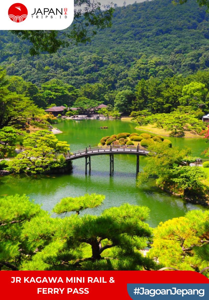 JR Kagawa Mini Rail & Ferry Pass 2 Days