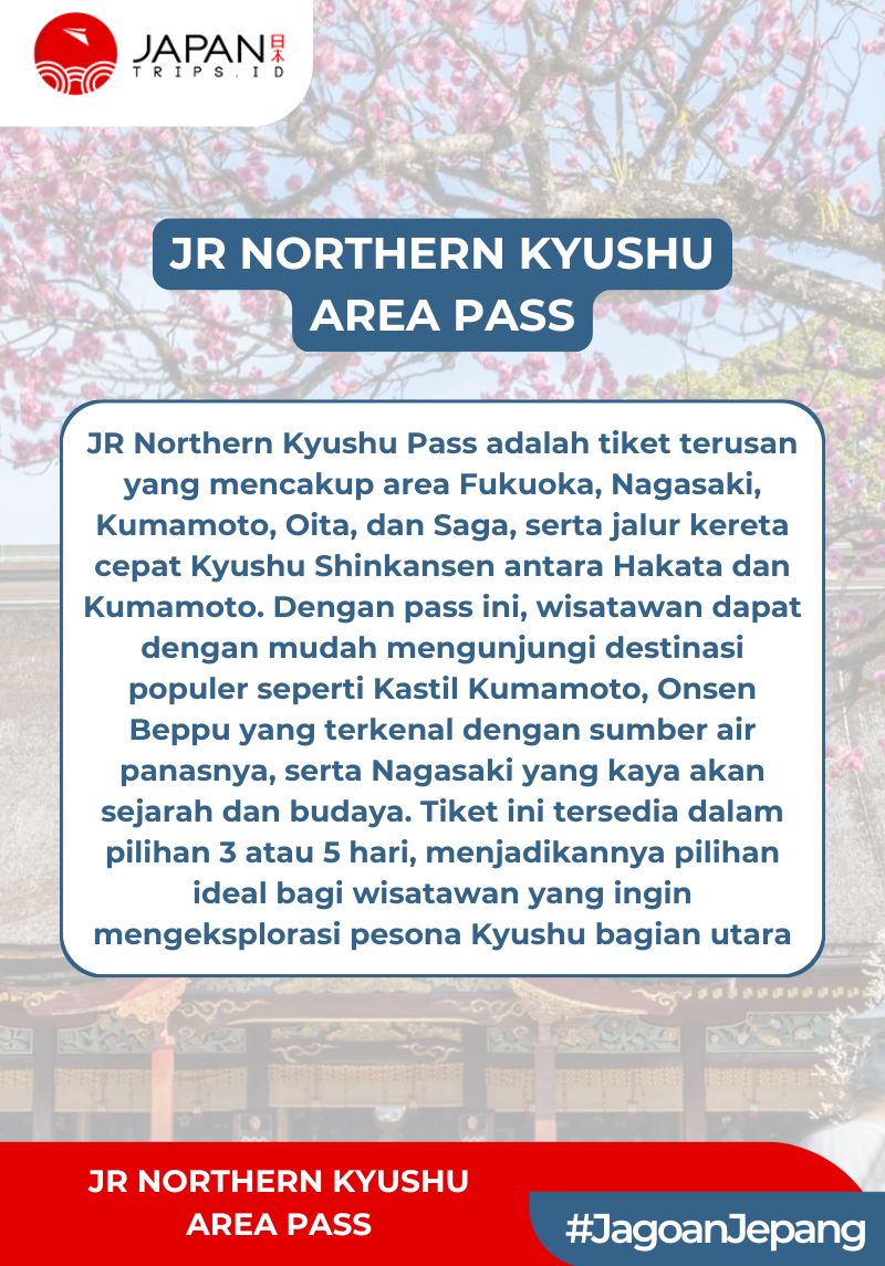 JR Northern Kyushu Area Pass 3 & 5 Days