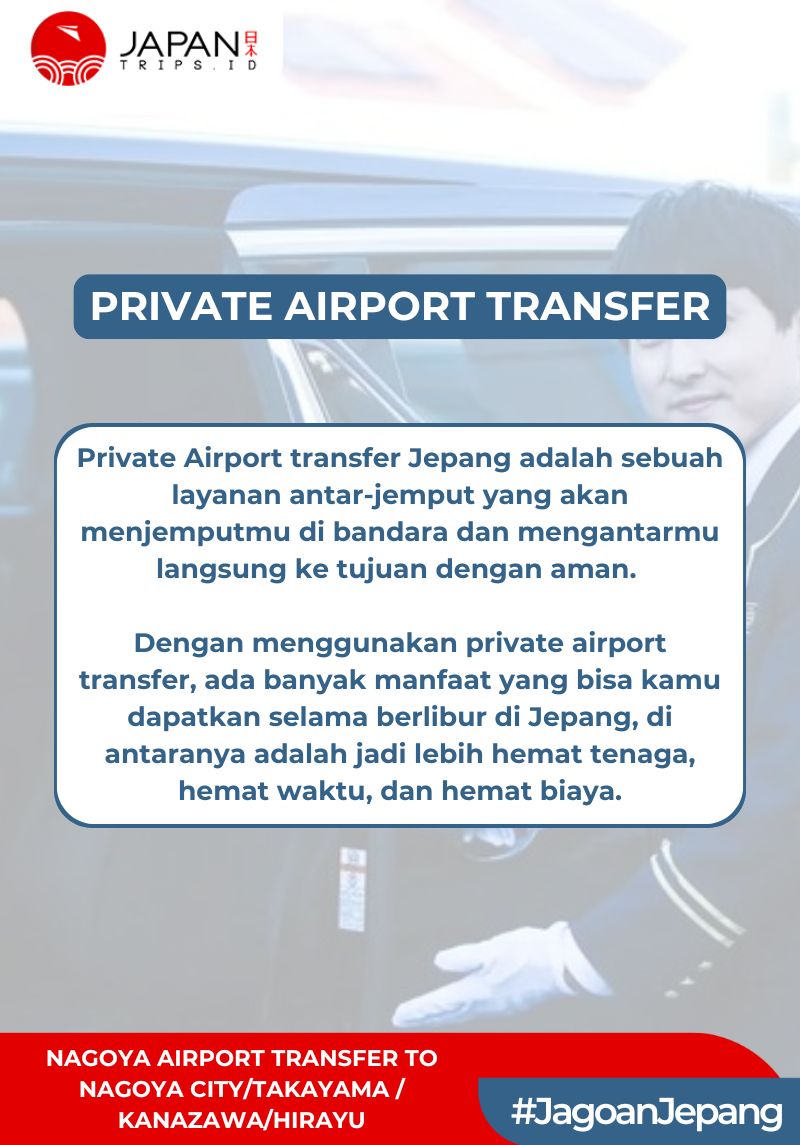 Nagoya Airport Transfer To Nagoya City / Takayama / Kanazawa / Hirayu