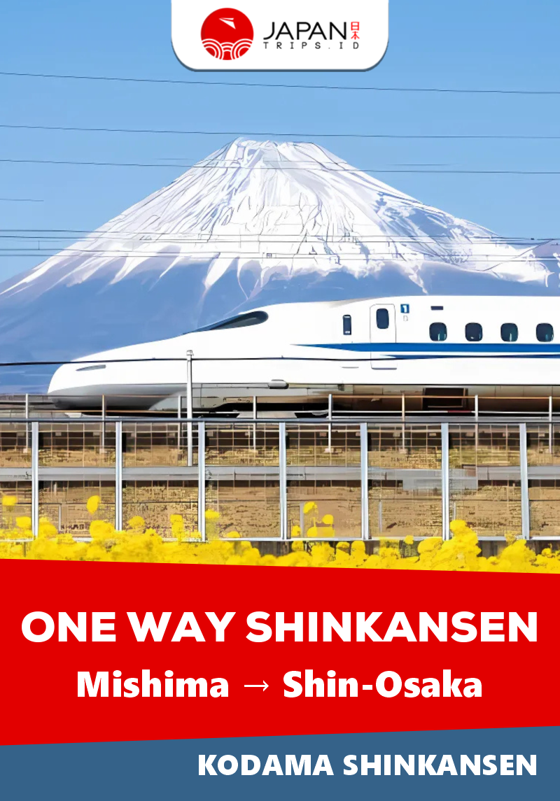 Shinkansen Kodama Mishima to Shin-Osaka