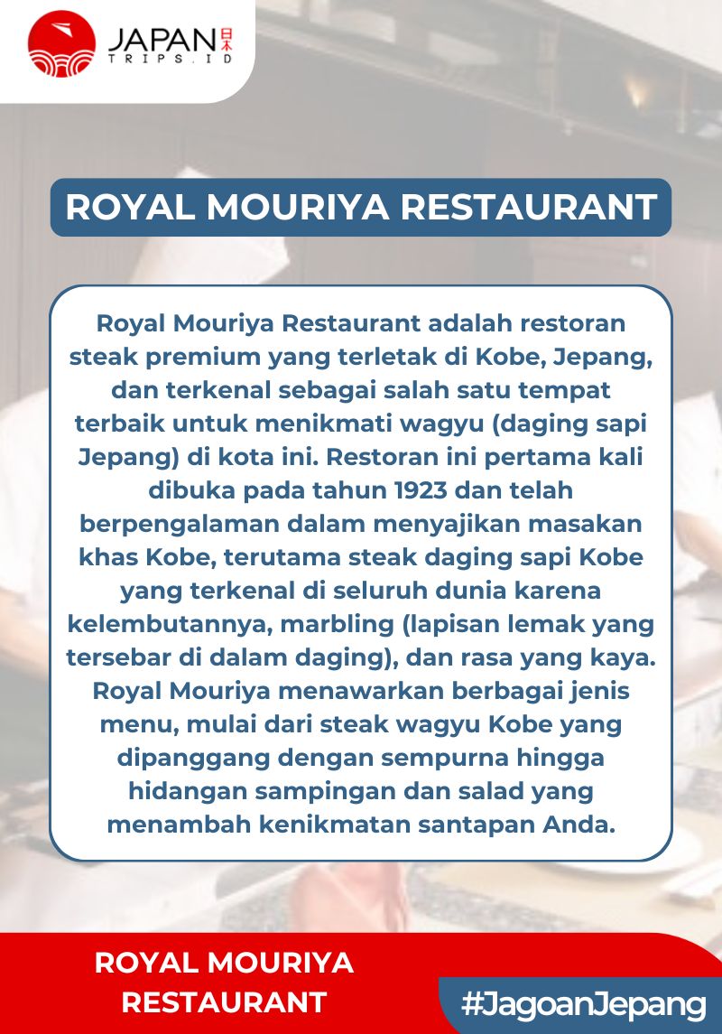 Royal Mouriya Restaurant | Reservasi Restoran Kobe Beef Steak