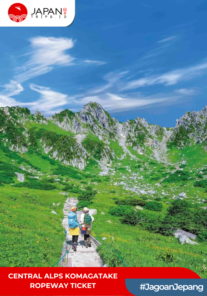 Central Alps Komagatake Ropeway Ticket | Tiket Kereta Gantung Central Alps Komagatake