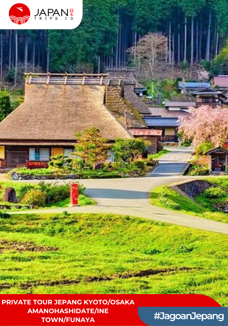 Private Tour Jepang – Osaka/Kyoto to Amanohashidate/Ine Town/Funaya
