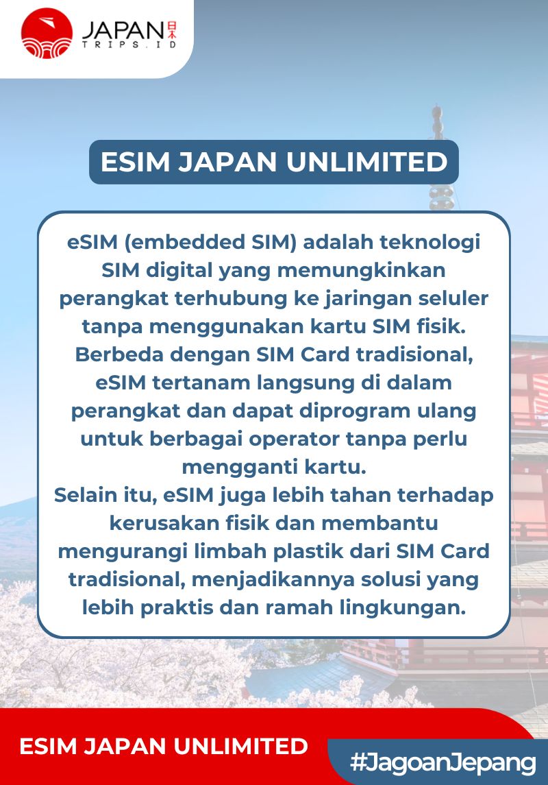 eSIM Japan Unlimited | eSIM Travel Jepang