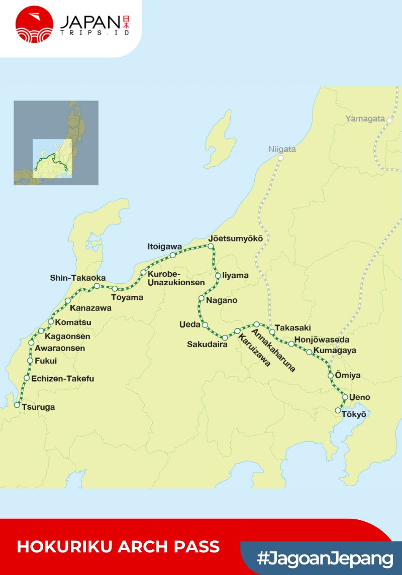 Hokuriku Arch Pass 7 Days