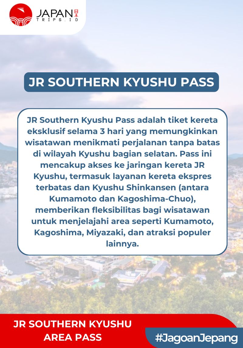 JR Southern Kyushu Area Pass 3 Days