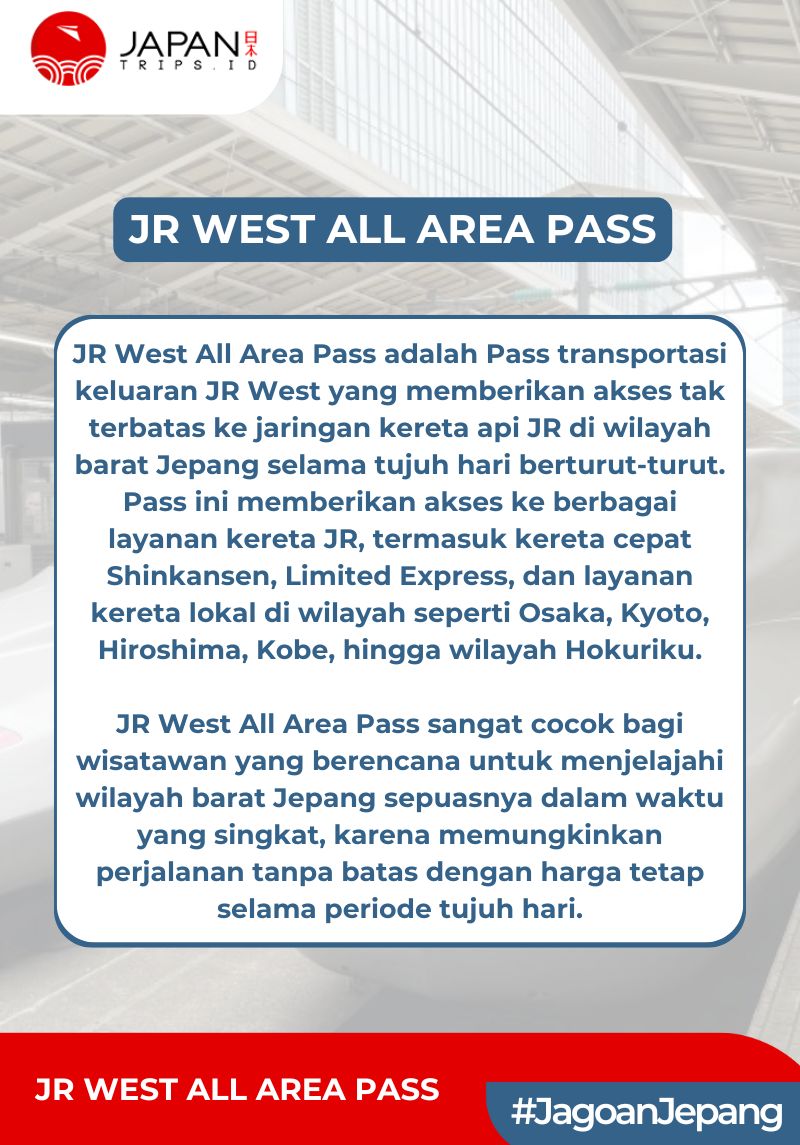 JR West All Area Pass 7 Days
