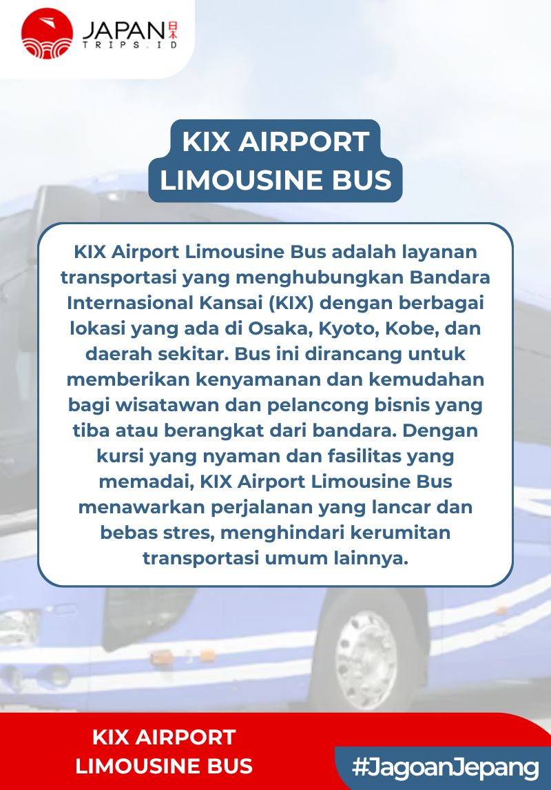 KIX Airport Limousine Bus Dari/Ke Kyoto | Kansai Airport Bus Transfer