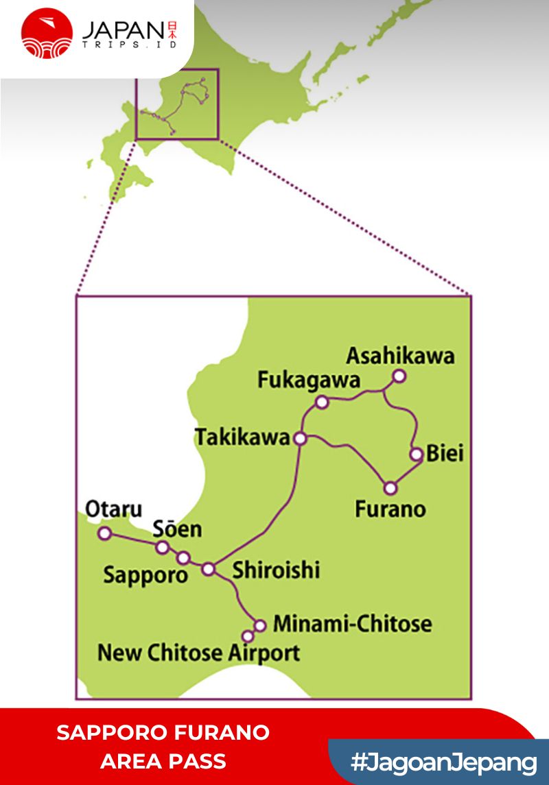 JR Sapporo Furano Area Pass 4 Days