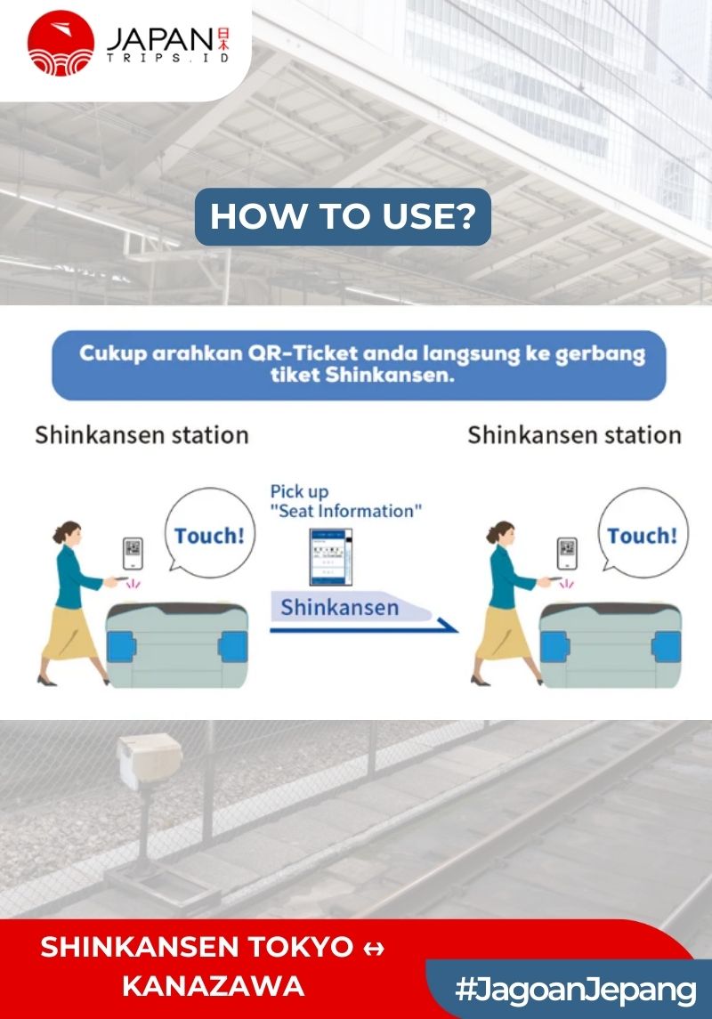 Tiket Shinkansen Tokyo Kanazawa | One Way Shinkansen Ticket