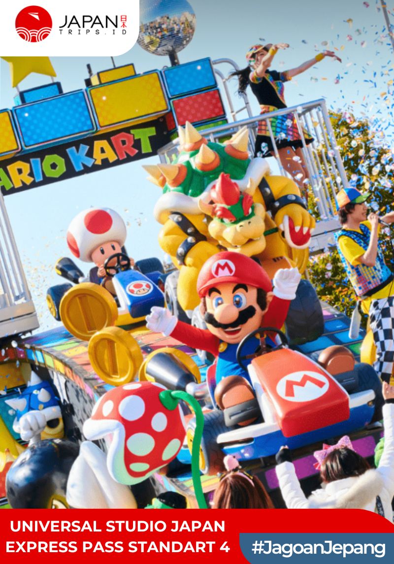 Universal Studio Japan Express Pass Standart 4 Osaka