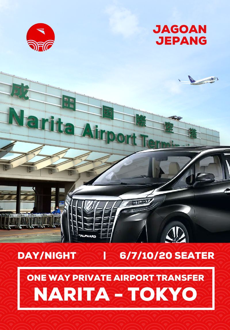 Private Narita Airport (NRT) Transfer ke Tokyo One Way