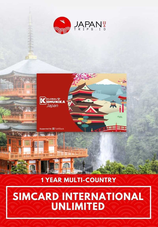 JAPANTRIPS Sim Card International Unlimited | 1 Year Multi-Country