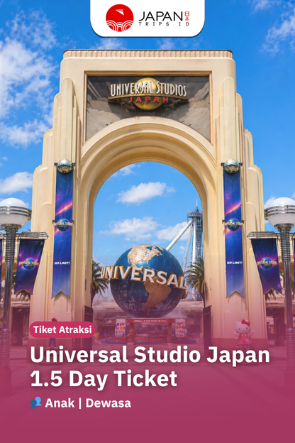 Universal Studio Japan 1.5 Days Ticket