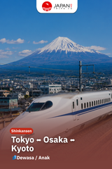 Tiket Shinkansen Tokyo Osaka Kyoto One Way | Nozomi / Kereta Cepat Jepang