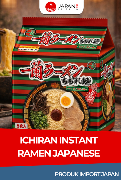 Ichiran Ramen Curly / Straight 5 Pcs Original Jepang – Ramen Jepang Premium