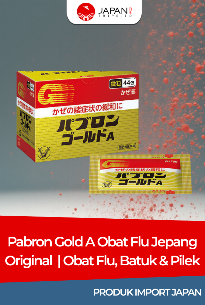 Pabron Gold A Obat Flu Jepang Original |  Obat Flu, Batuk & Pilek