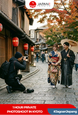 Private Photoshoot Experince 1 Hour | Tokyo / Osaka / Kyoto