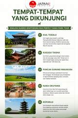 English Guided Sightseeing Bus Perfect Nara Park Tour | Tur Taman Nara