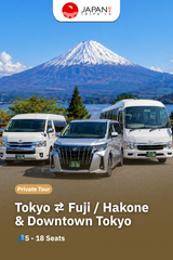 Private Tour / Sewa Mobil Jepang – Tokyo | Mt. Fuji/Hakone & Downtown Tokyo