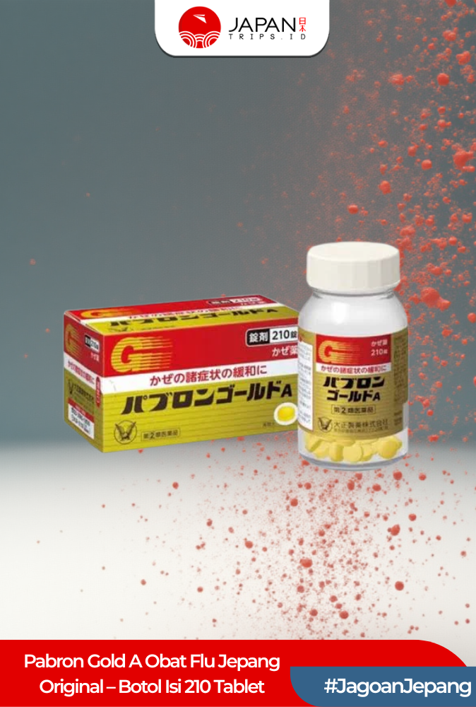Pabron Gold A Obat Flu Jepang Original |  Obat Flu, Batuk & Pilek