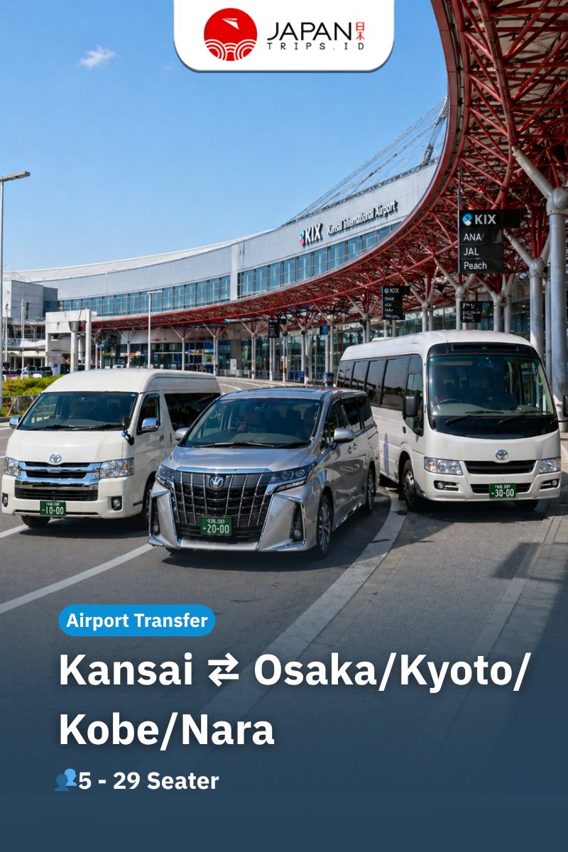 Private Kansai Airport Transfer to Osaka/Kyoto/Kobe/Nara | Private Airport Transfer One Way