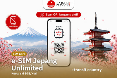 eSIM Japan Unlimited + Transit Country | eSIM Travel Jepang