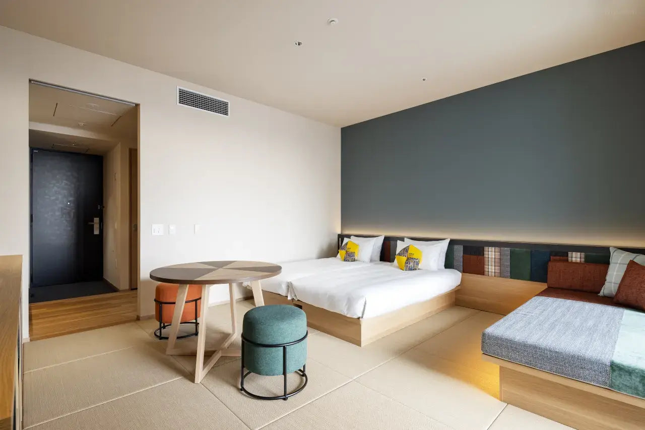 Twin Room (Universal Design) | 2 single beds and 1 sofa bed