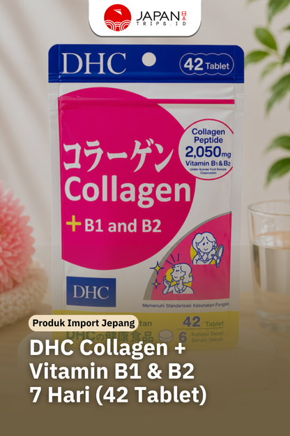 DHC Collagen + Vitamin B1 & B2 / 7 Days | Suplemen Kecantikan & Perawatan Kulit