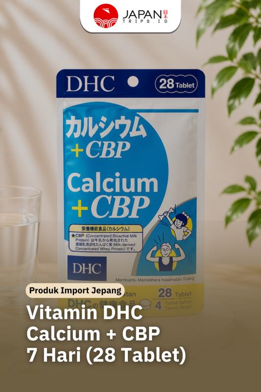 DHC Calcium + CBP / 7 Days (28 Tablet) | Suplemen Kalsium & Nutrisi Tulang