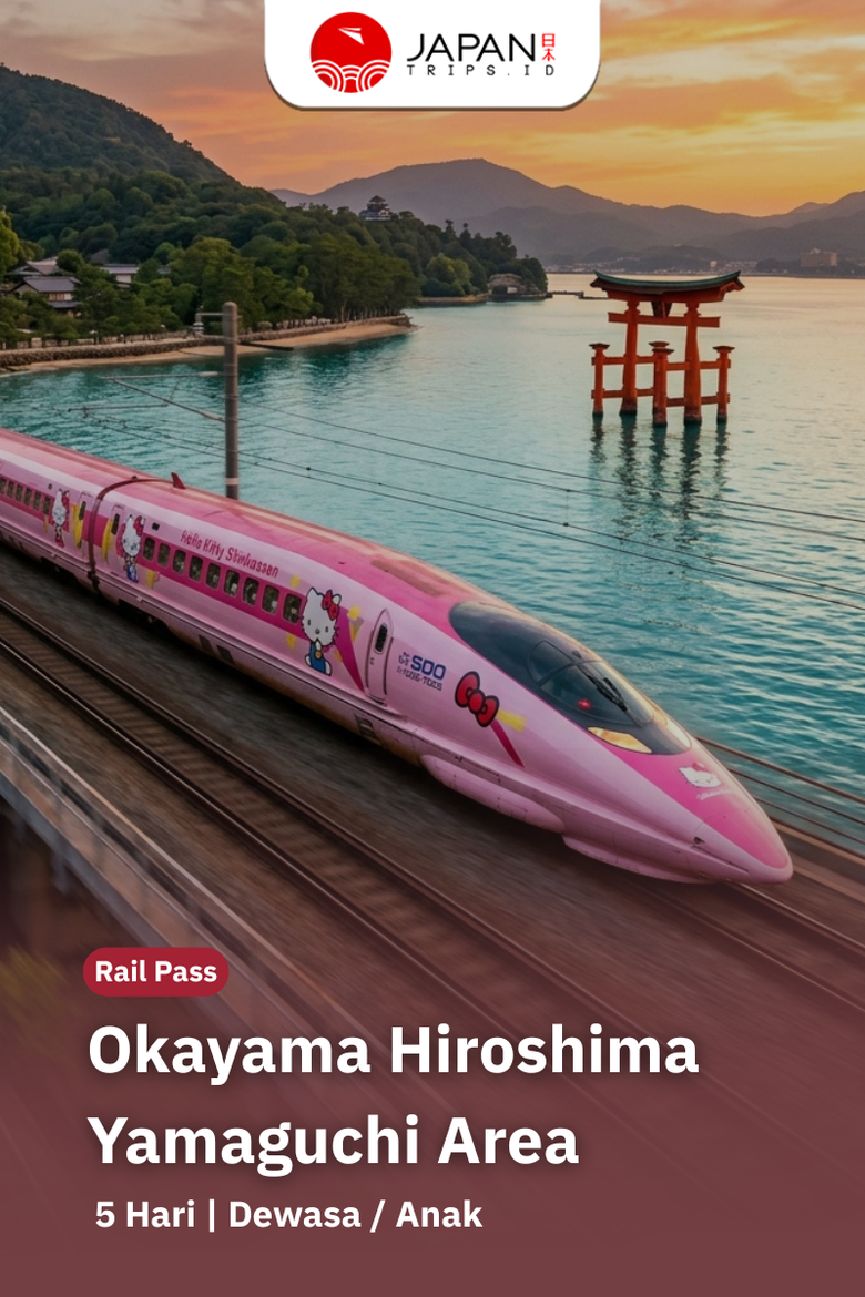 JR Okayama Hiroshima Yamaguchi Area Pass 5 Days
