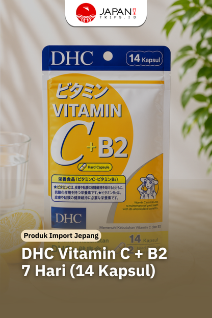 DHC Vitamin C + B2 Japan / 7 Days | Suplemen Kulit & Daya Tahan Tubuh