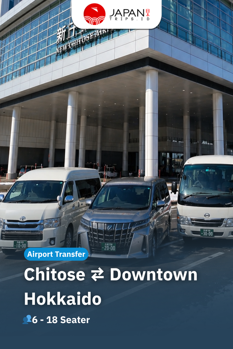 Private Airport Transfer Chitoses To Downtown Hokkaido | Transfer Bandara Chitose ke Pusat Kota Hokkaido