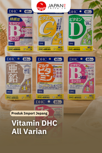 DHC VITAMIN 60 DAYS – Multivitamin, Vitamin C, Vitamin D, Vitamin Zinc, Vitamin B, Vitamin B-Mix, Vitamin Collagen