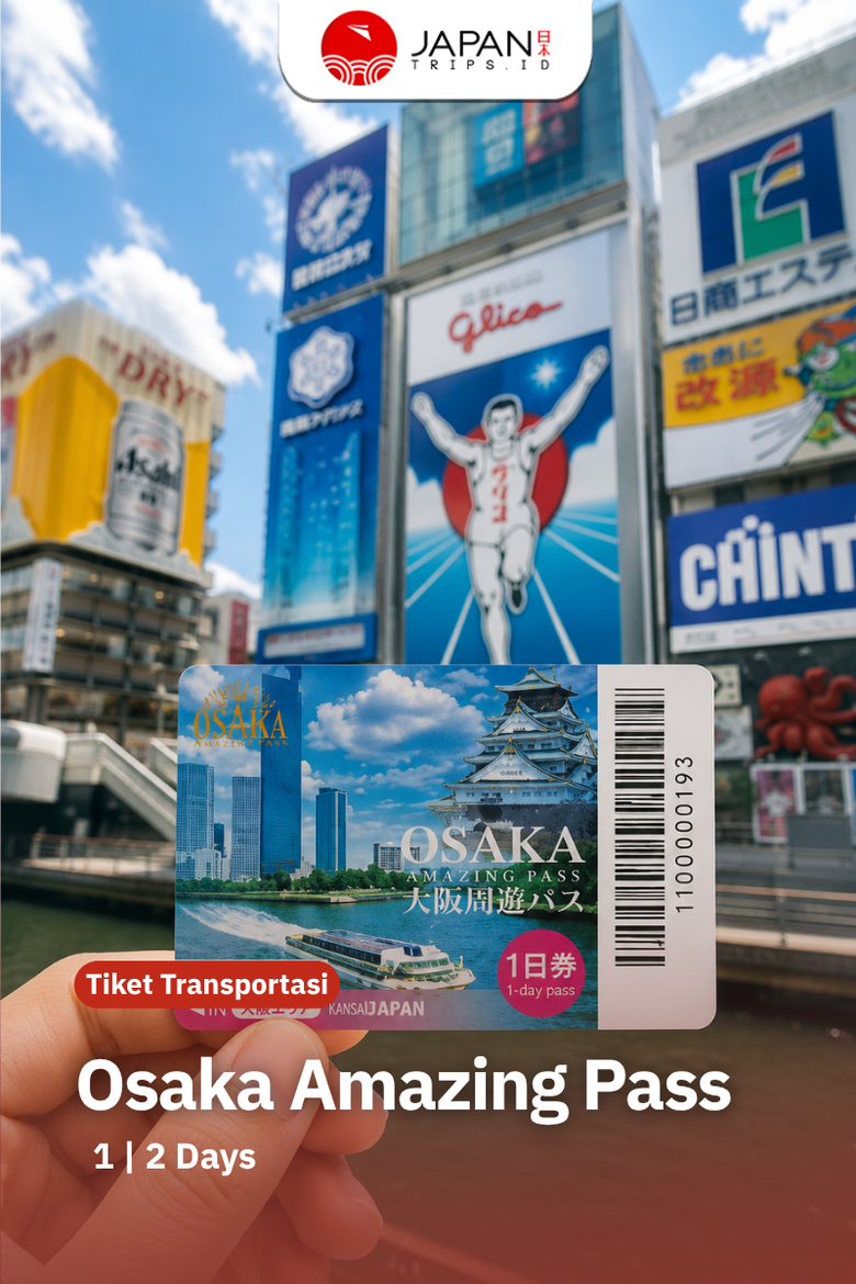 Osaka Amazing Pass | Tiket Subway dan Atraksi Jepang