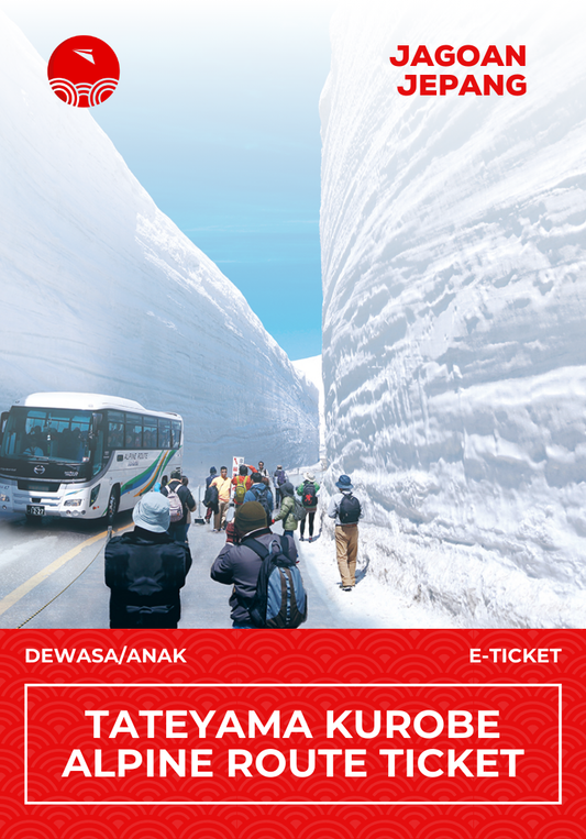 Tateyama Kurobe Alpine Route Ticket | Tiket Rute Alpen Tateyama Kurobe