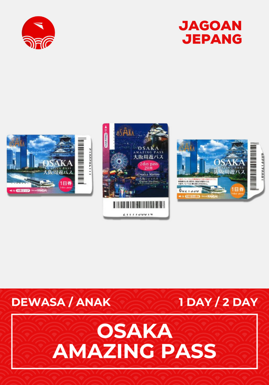 Osaka Amazing Pass| Tiket Subway dan Atraksi Jepang