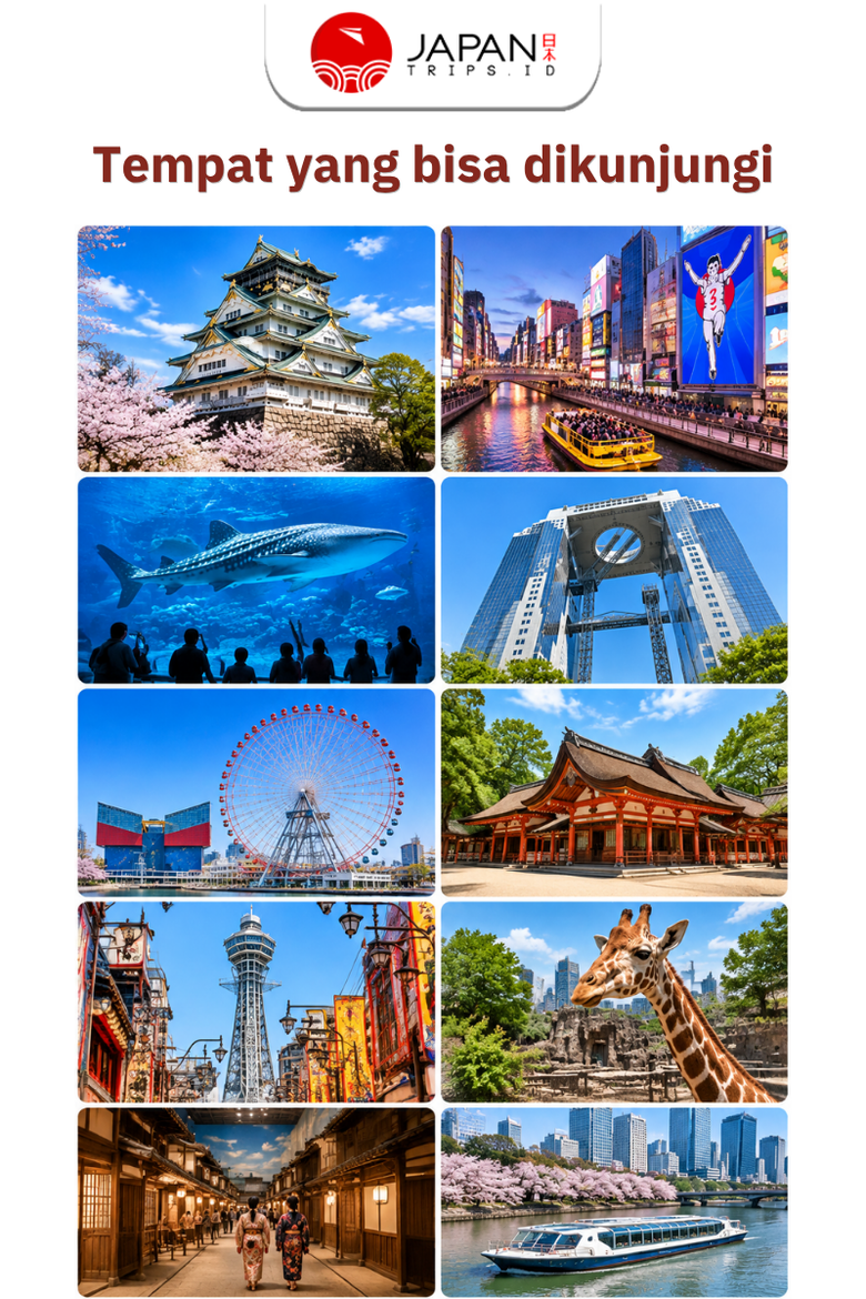 Osaka Amazing Pass | Tiket Subway dan Atraksi Jepang
