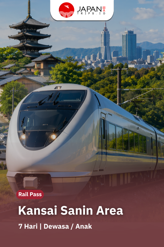 JR Kansai Sanin Area Pass 7 Hari