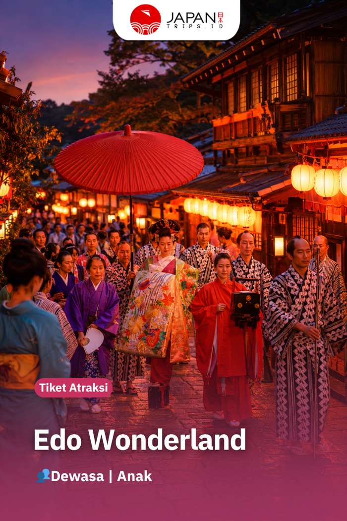 Edo Wonderland Nikko Edomura Ticket | Wisata Samurai & Ninja di Jepang