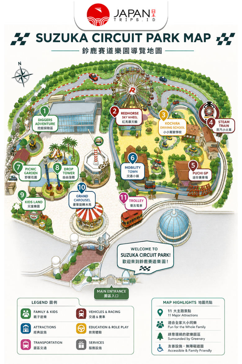 Suzuka Circuit Park Ticket | Racing Rides & Family Fun