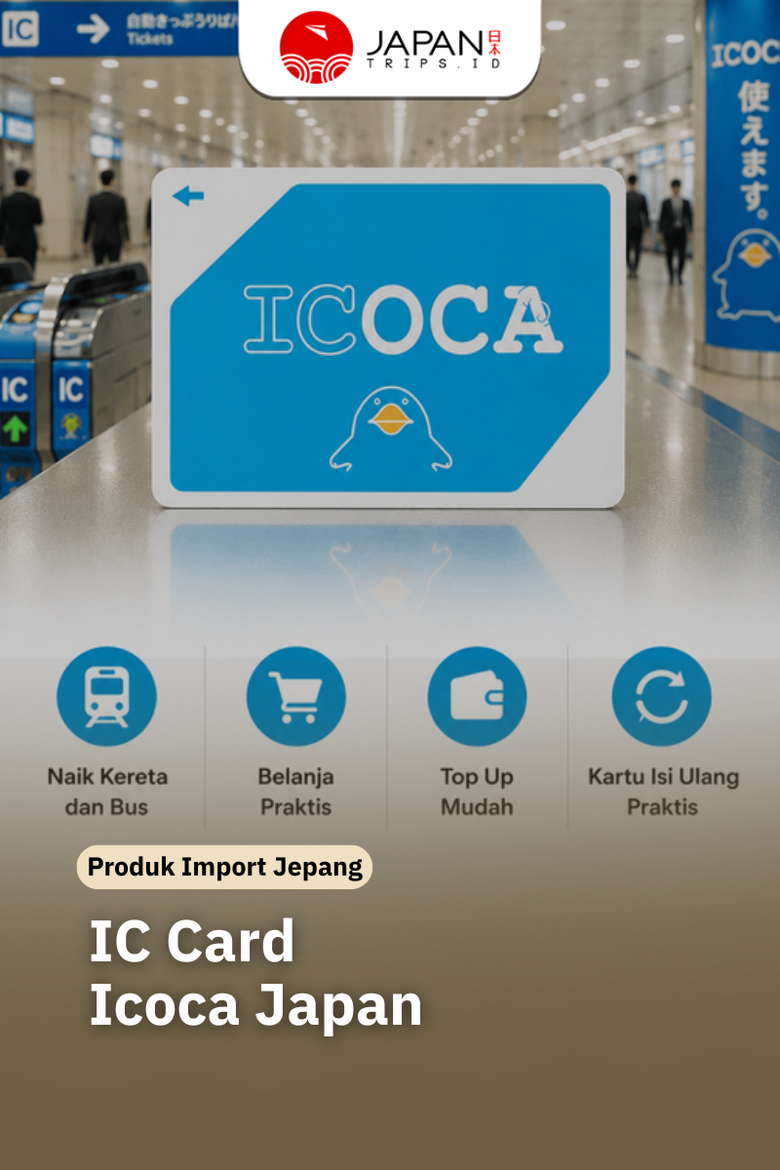 IC Card Icoca Japan | Kartu Transport & Belanja Jepang