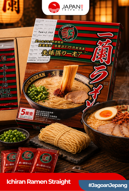 Ichiran Ramen Curly / Straight 5 Pcs Original Jepang – Ramen Jepang Premium