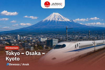 Tiket Shinkansen Tokyo Osaka Kyoto One Way | Nozomi / Kereta Cepat Jepang