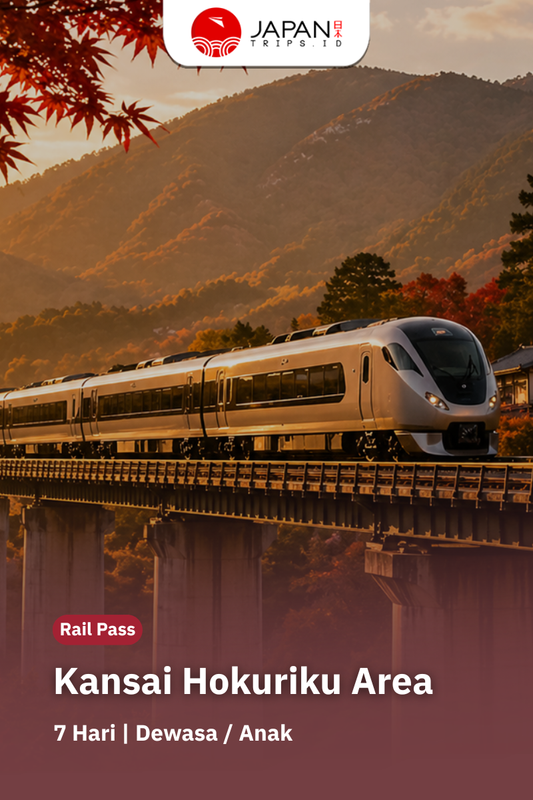 Kansai Hokuriku Area Pass 7 Days
